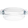 Pyrex Ovalen glazen casserole schaal, 4,5 l