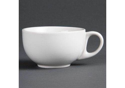  Olympia White Cappuccino Cups Porcelain 30 cl (Pieces 12) 