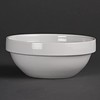 Stackable Porcelain Bowl White 13cm | 12 pieces