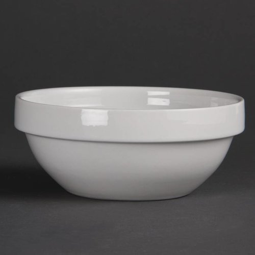  Olympia Stackable Porcelain Bowl White 13cm | 12 pieces 