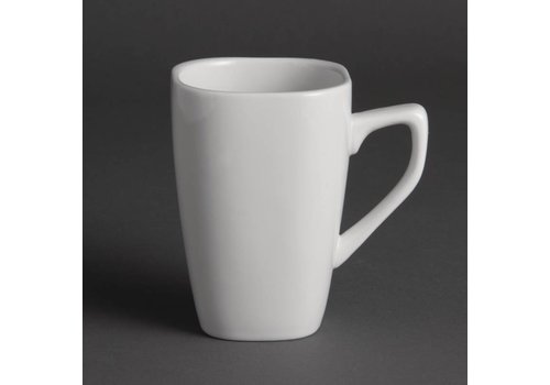  Olympia White Mugs Porcelain 28 cl (pieces 12) 