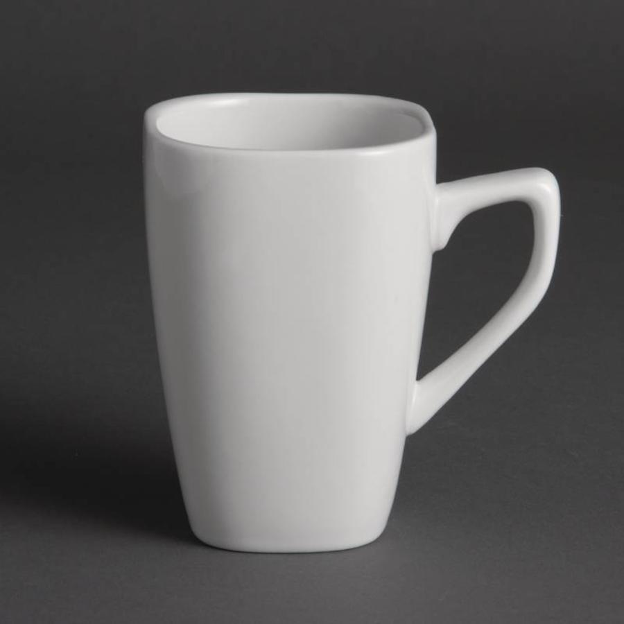 White Porcelain Mugs 28 cl (pieces 12)