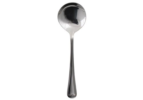  HorecaTraders Cuillères à soupe élégantes en acier inoxydable 17 cm | 12 pièces 