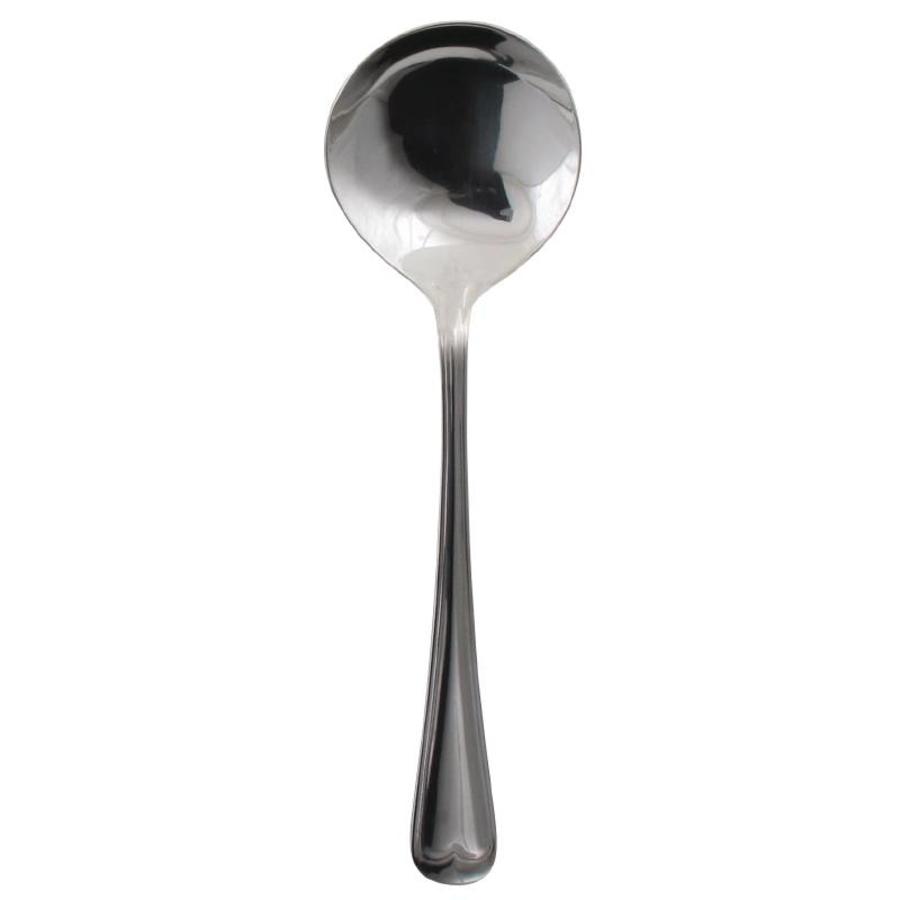 Elegant Stainless Steel Soup Spoons 17cm | 12 pieces