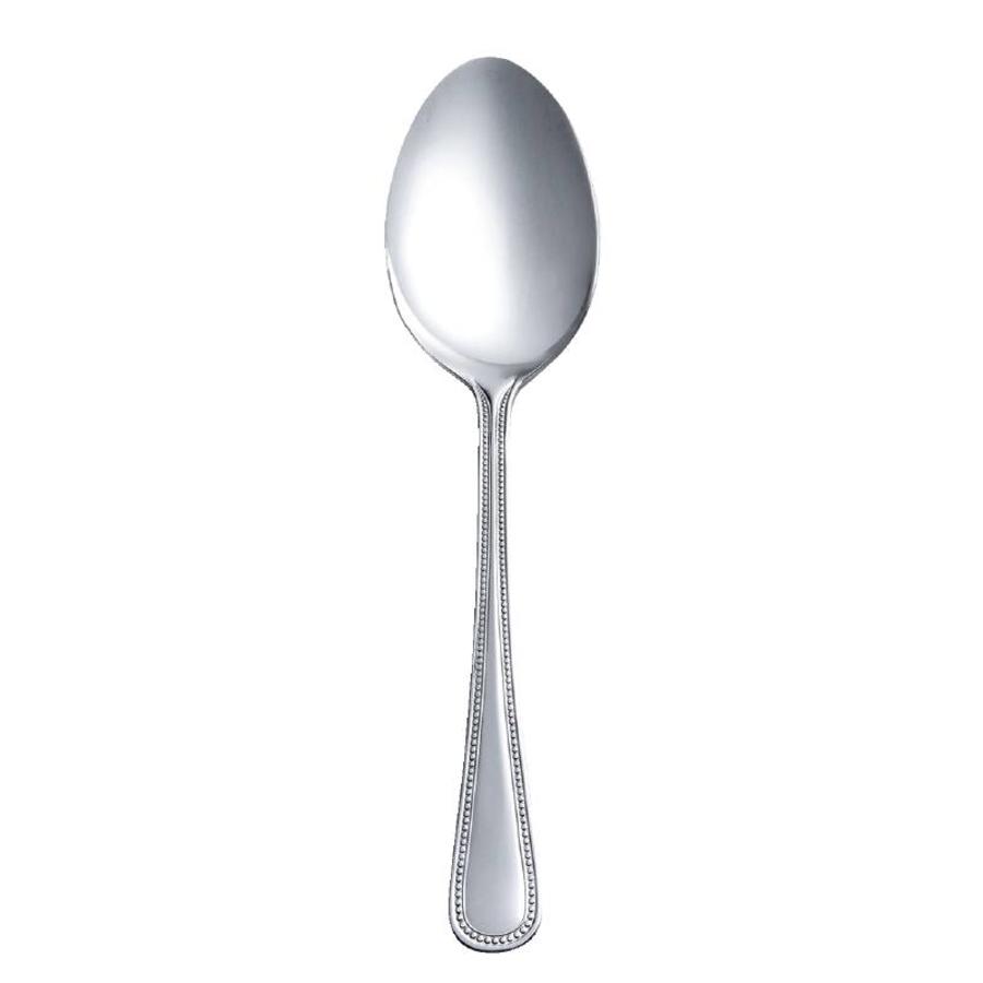 Esslöffel aus poliertem Edelstahl 19 cm | 12 Stück