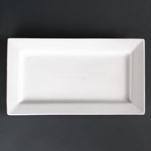  HorecaTraders Presentation Plate Porcelain | 31x17cm (Piece 2) 