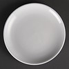 Olympia White porcelain round plates 18 cm (12 pieces)