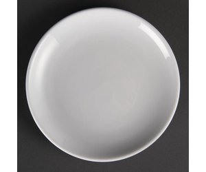 Olympia Whiteware Stapelbare Untertassen 150mm (12 Stück) - Kleine