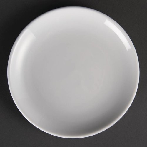  Olympia White porcelain round plates 18 cm (12 pieces) 