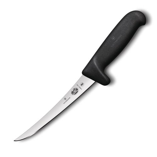  Victorinox Couteau à désosser traiteur noir | 15 cm 