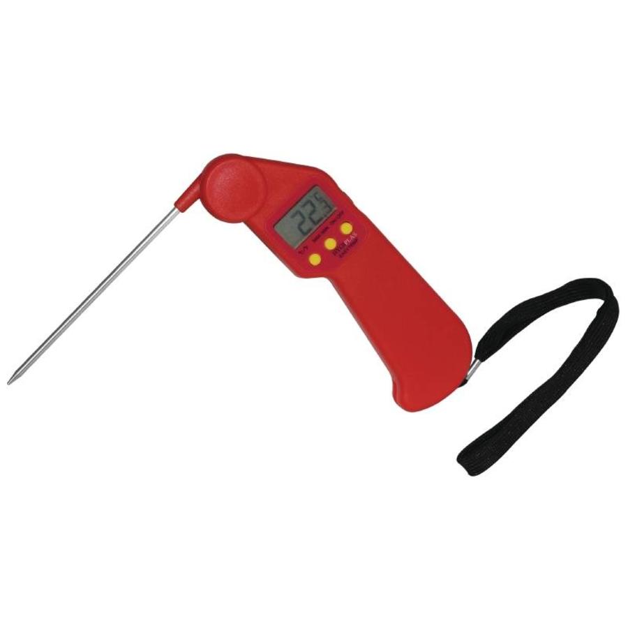 Thermomètre à viande rouge -50°C à +300°C.