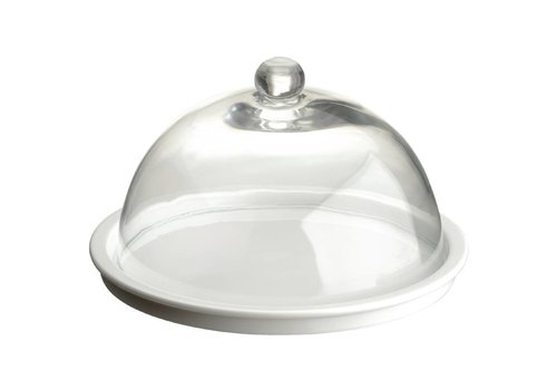  HorecaTraders Plateau à fromages avec couvercle | Ø 24 cm 