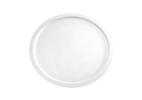  HorecaTraders Plat de service en mélamine blanc | 38 cm 
