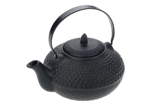  HorecaTraders Oriental style teapot black | 0.85 liters 