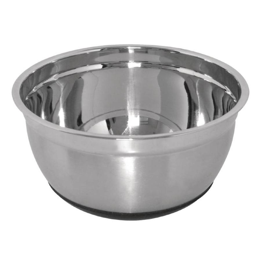 Bols en acier inoxydable avec base en silicone | 2 formats