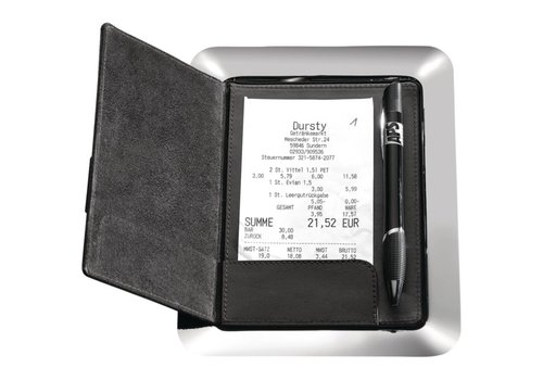  HorecaTraders Porte-documents en cuir 160x200mm 