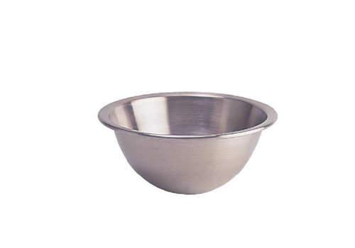 Bourgeat Bol mélangeur en acier inoxydable à fond rond 25 cm | 4 formats 