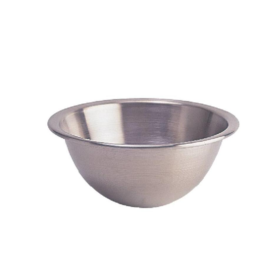 Edelstahl-Rührschüssel mit rundem Boden 25cm | 4 Formate
