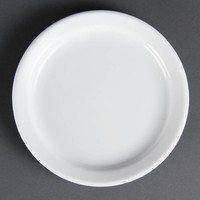 Assiettes traiteur à bord étroit 18 cm (12 pièces)