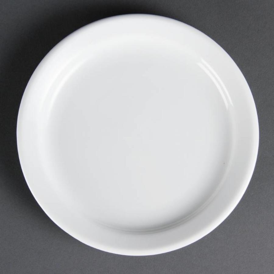 Catering-Teller mit schmalem Rand 18 cm (12 Stück)