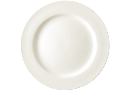  HorecaTraders Porcelain Plate with Narrow Rim | 20cm (Piece 6) 