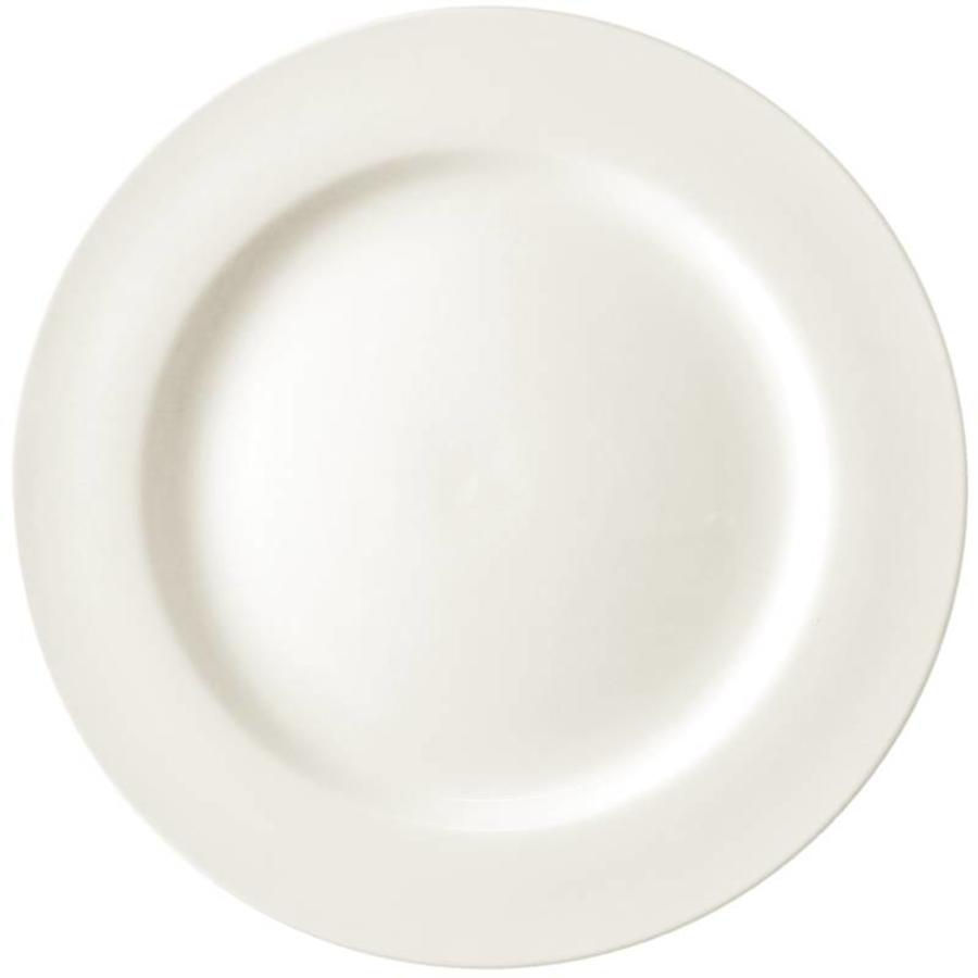 Assiette en porcelaine à bord étroit | 20 cm (6 pièces)