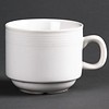 Olympia Tasse à thé en porcelaine blanche 20 cl (12 pièces)