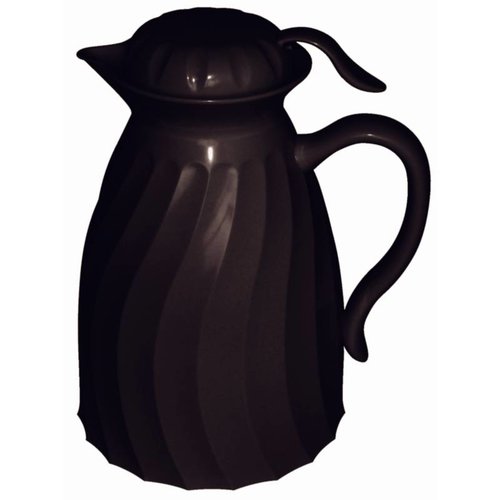  HorecaTraders Insulated Jug Plastic Black | 2 Liter 