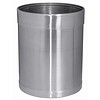 Bolero Poubelle ronde en acier inoxydable brossé | 10 litres