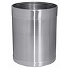 Bolero Round Brushed Stainless Steel Trash Can | 10 litres