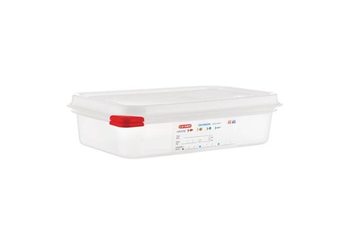  Araven Boîtes alimentaires 1/4 GN avec couvercle | 1,8 litres 