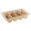 HorecaTraders Range-couverts en rotin plastique