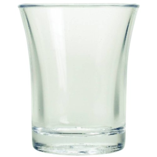  HorecaTraders Schnapsgläser aus Polystyrol 2,5 cl (100 Stück) 