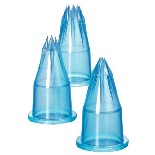  HorecaTraders Serrated Nozzle Set polycarbonate | 6 pieces 