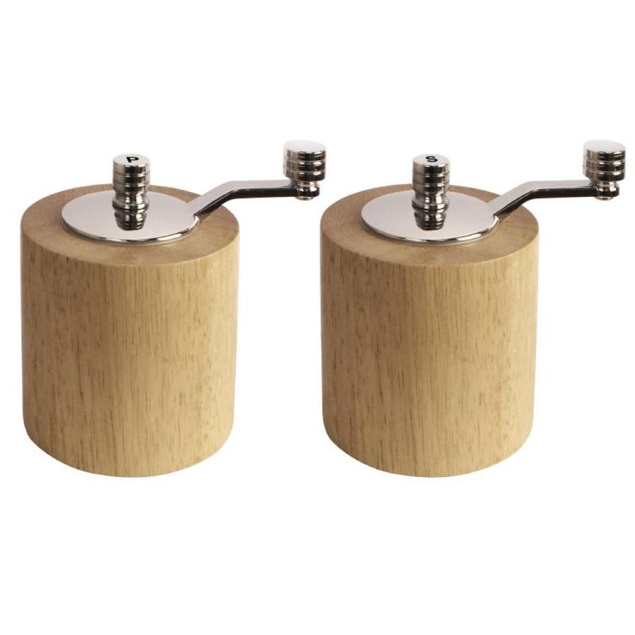 Ensemble de moulins en bambou | 8,5 cm