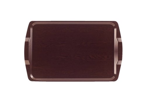  Cambro plateau de service en chambre wengé 