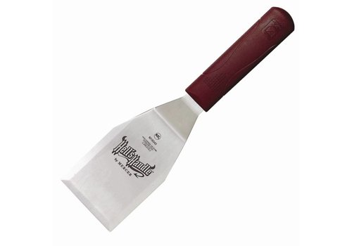  HorecaTraders Heat resistant stainless steel professional spatula | 12.5cm 