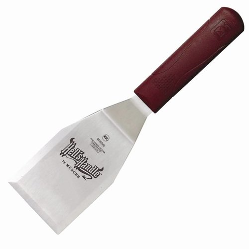  HorecaTraders Heat resistant stainless steel professional spatula | 12.5cm 