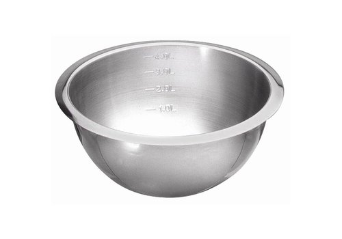  HorecaTraders Stainless steel mixing bowl 21.5 (Ø) cm | 3 Formats 