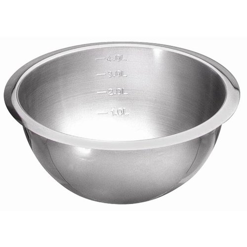  HorecaTraders Stainless steel mixing bowl 21.5 (Ø) cm | 3 Formats 