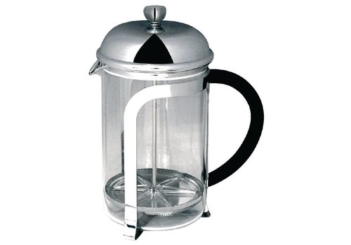  HorecaTraders Chromed cafetiere 6 cups 