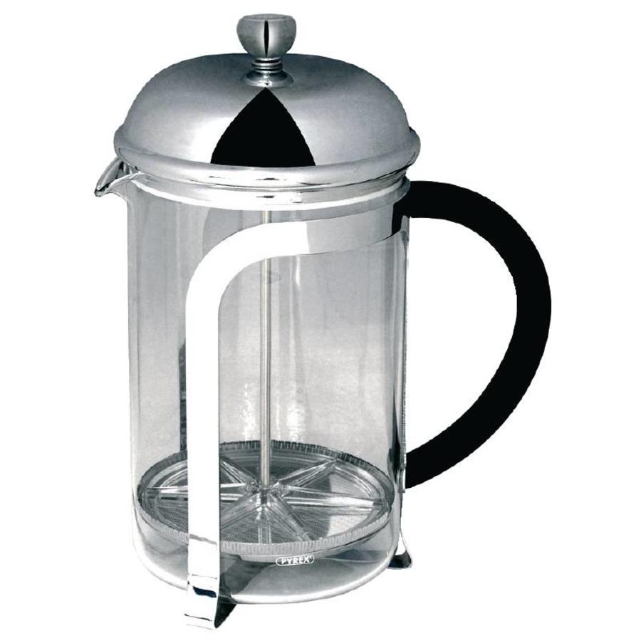 Verchromte Kaffeekanne für 6 Tassen