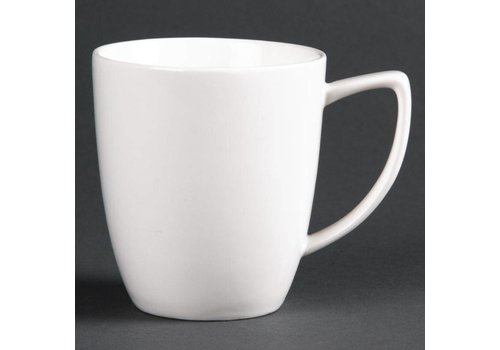  HorecaTraders Tasse en porcelaine blanche | 28 cl (6 pièces) 