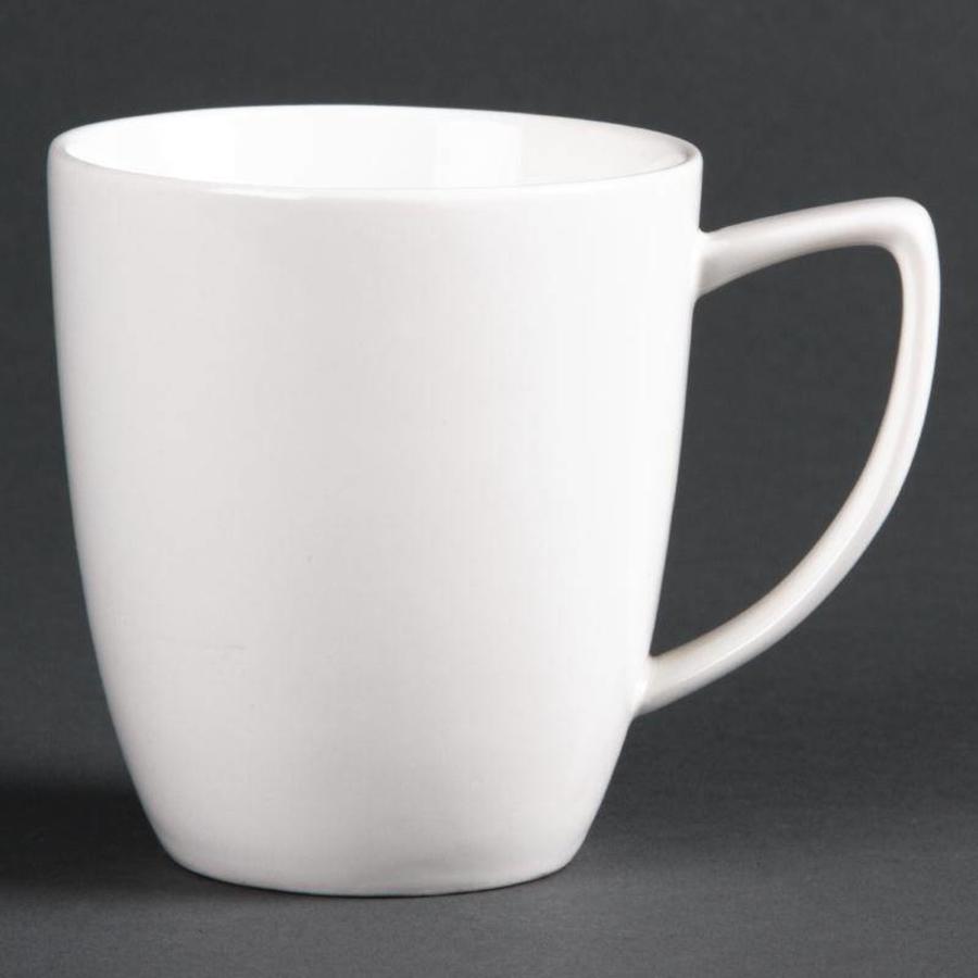 White porcelain mug | 28 cl (6 pieces)
