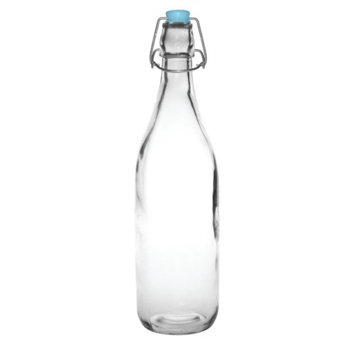  Olympia Glazen waterflessen met beugelsluiting, 1180 ml (6 stuks) 