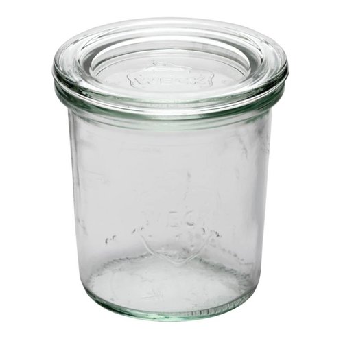  APS Glazen potten met deksel, 140 ml (12 stuks) 