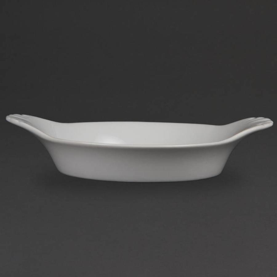 Plat à gratin rond en porcelaine | pièces 6