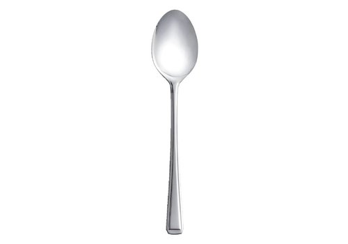  HorecaTraders Stainless Steel Luxury Dessert Spoon 19.5cm | 12 pieces 