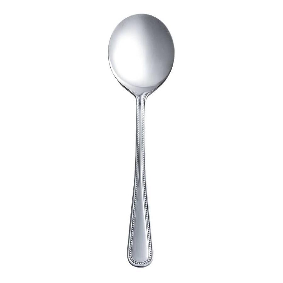 Stainless steel soup spoon 18cm | 12 pieces