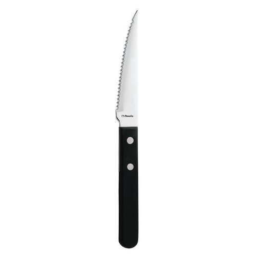  Amefa Stainless Steel Steak Knife Black Serrated | 12 pieces 